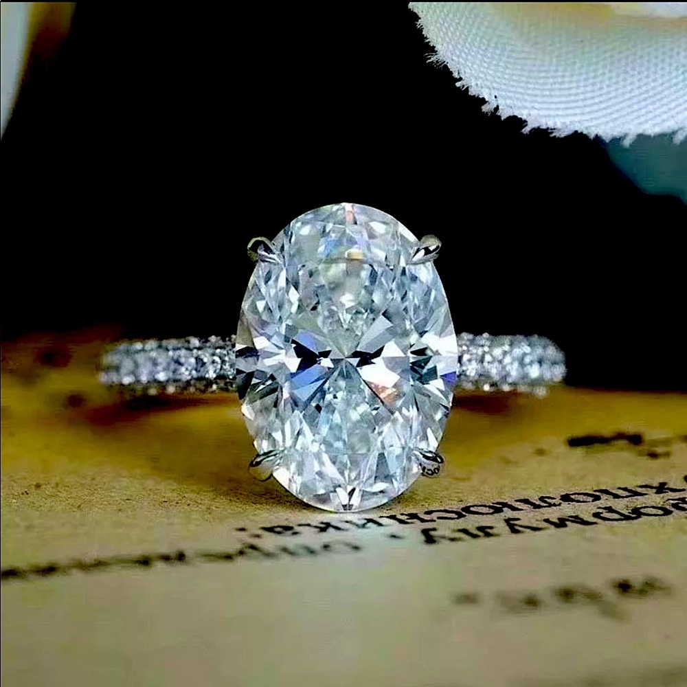 COPY - 💙Luxurious Oval Sterling Silver Ring